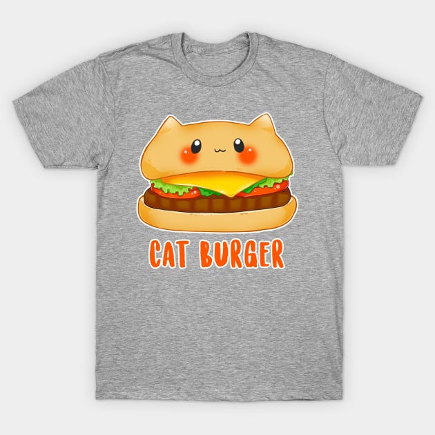 Cat Burger T-Shirt by linkitty